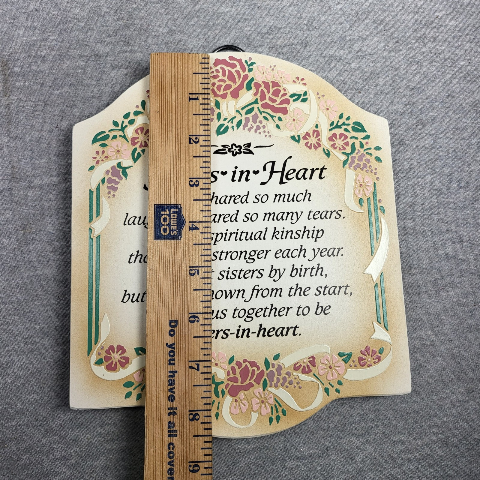 Sister in Heart Gift Plaque Sign Birthday Keepsake Sister In Law Best Friend