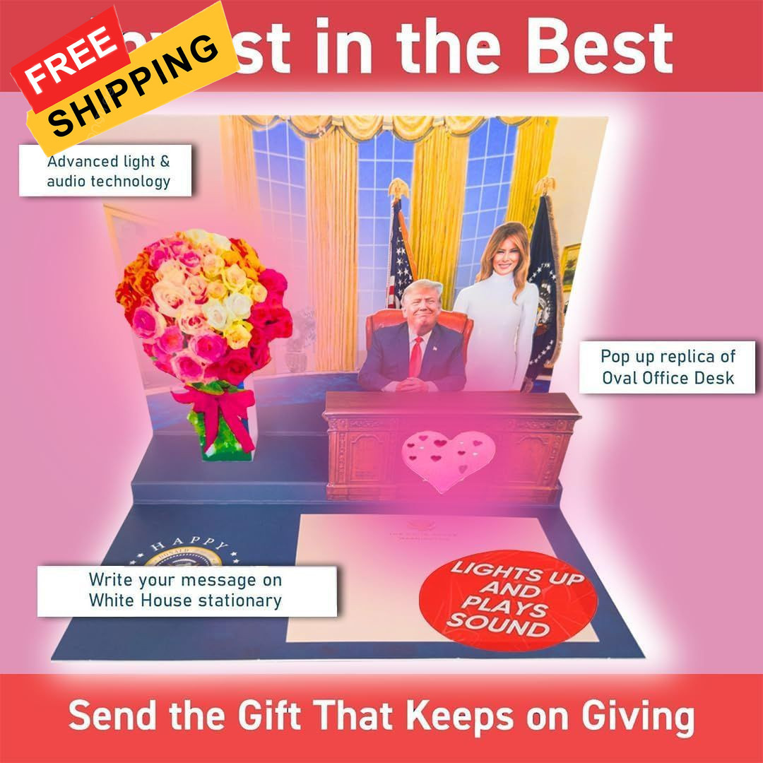 Talking Donald Trump Mothers Day Card – Plays Trump’s 5×7 inches, Flowers