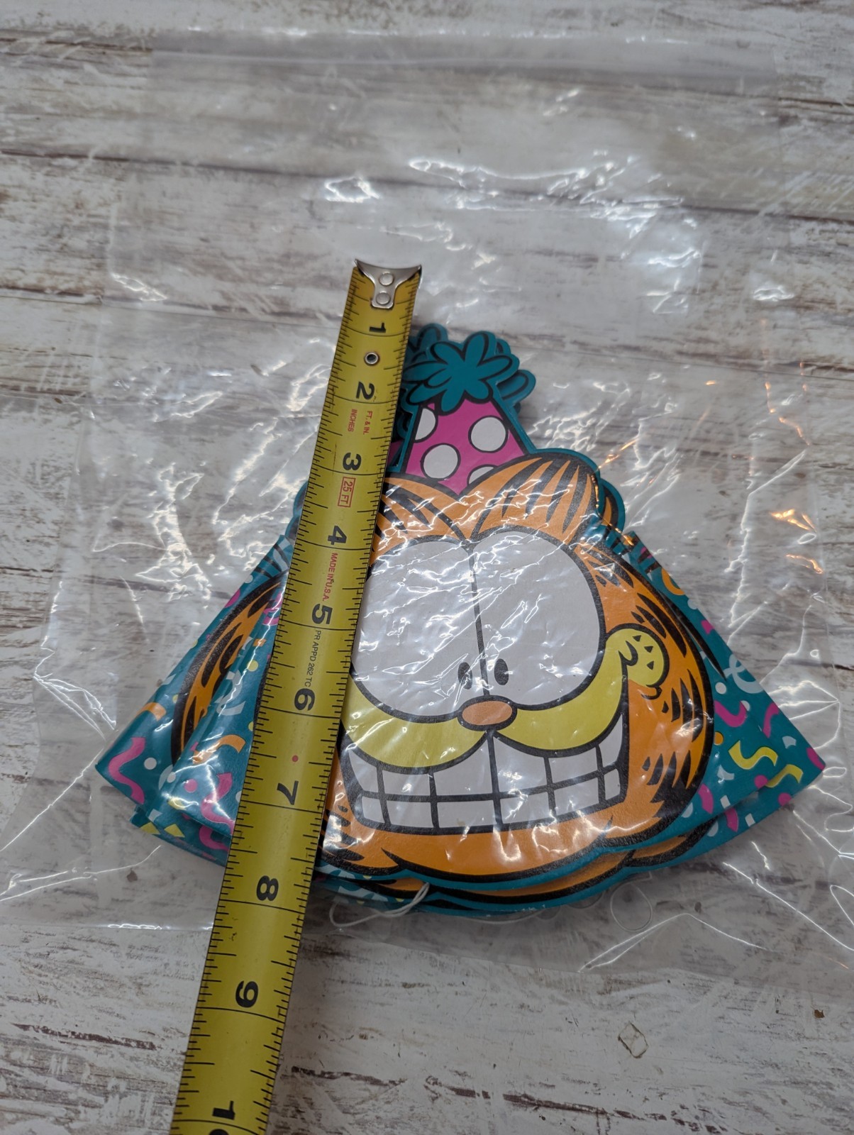 Vintage Garfield Birthday / Party Hats Lot Of 8- 70’s
