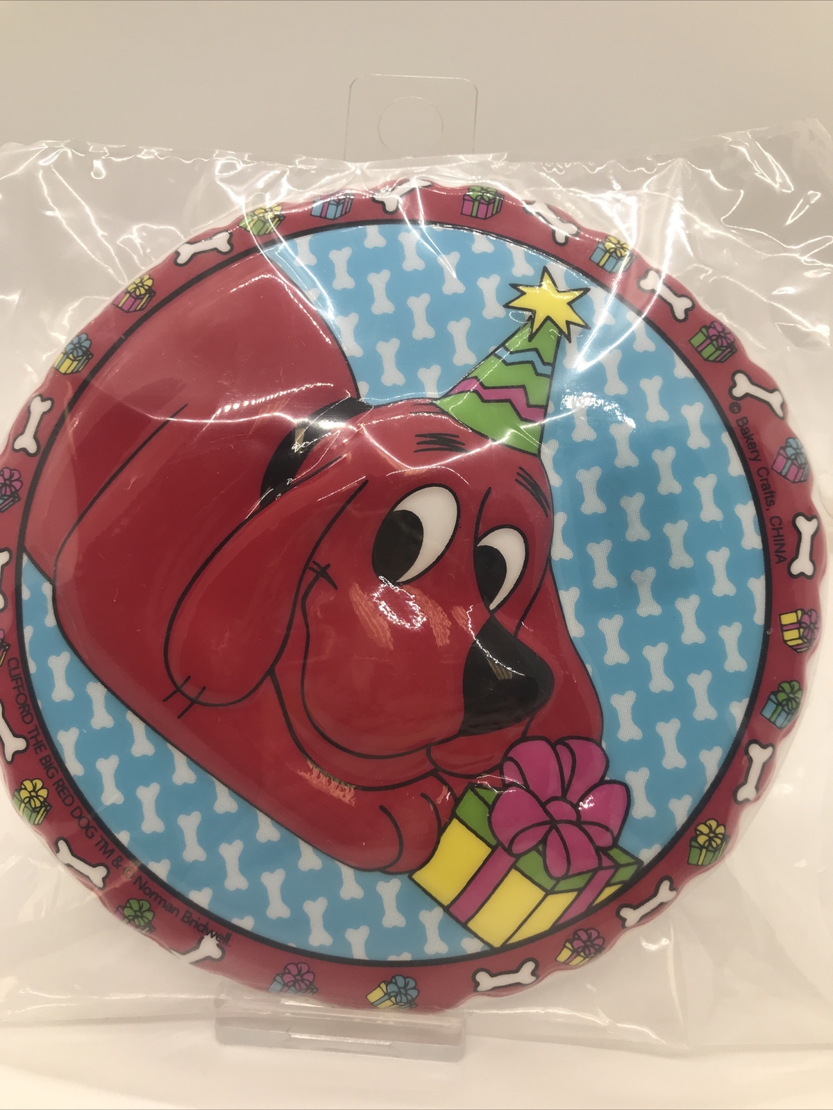 New Clifford The Big Red Dog Pop Top Bakery Birthday Cake Decoration