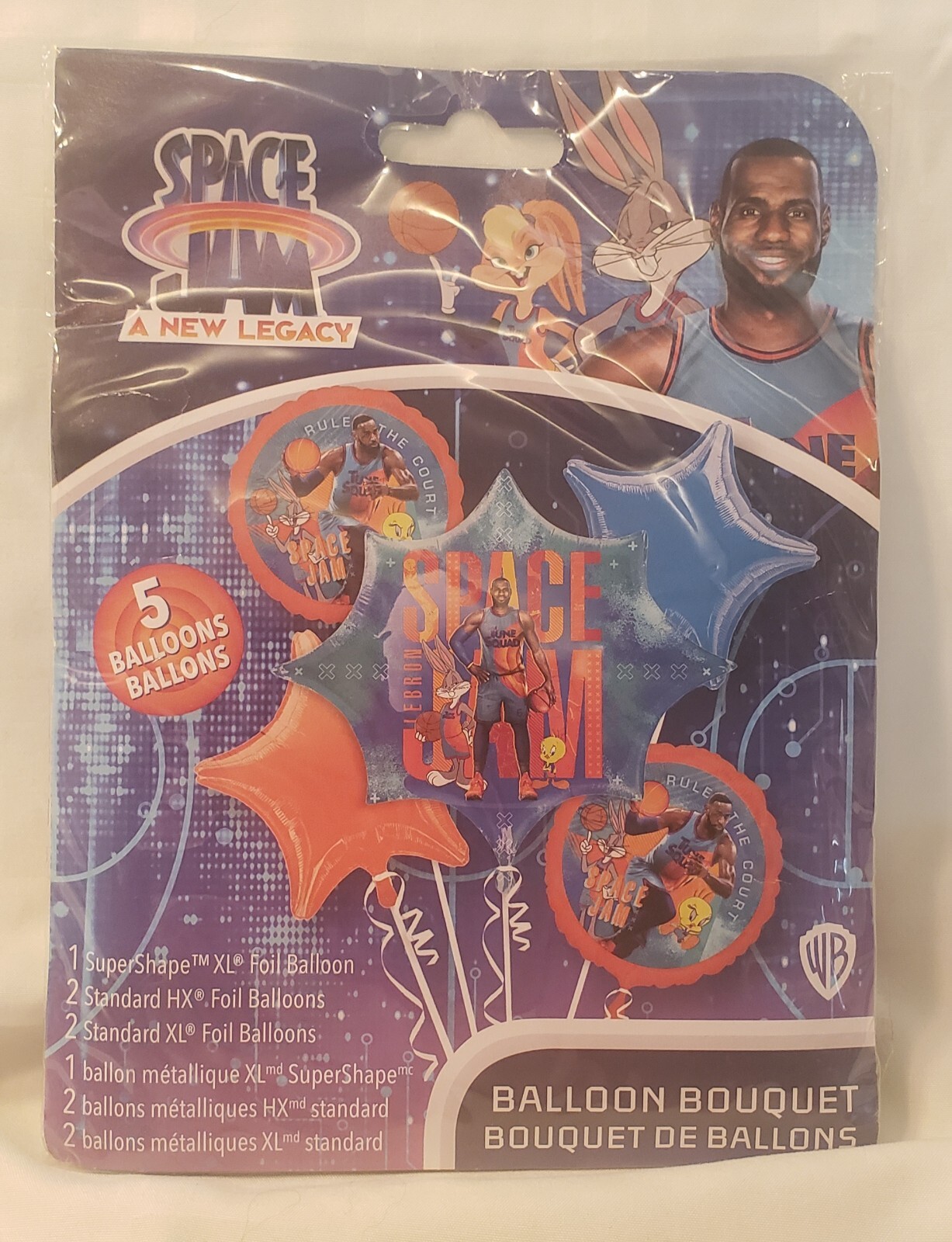 5 Space Jam Foil Balloons Lebron Tweety Bugs A New Legacy