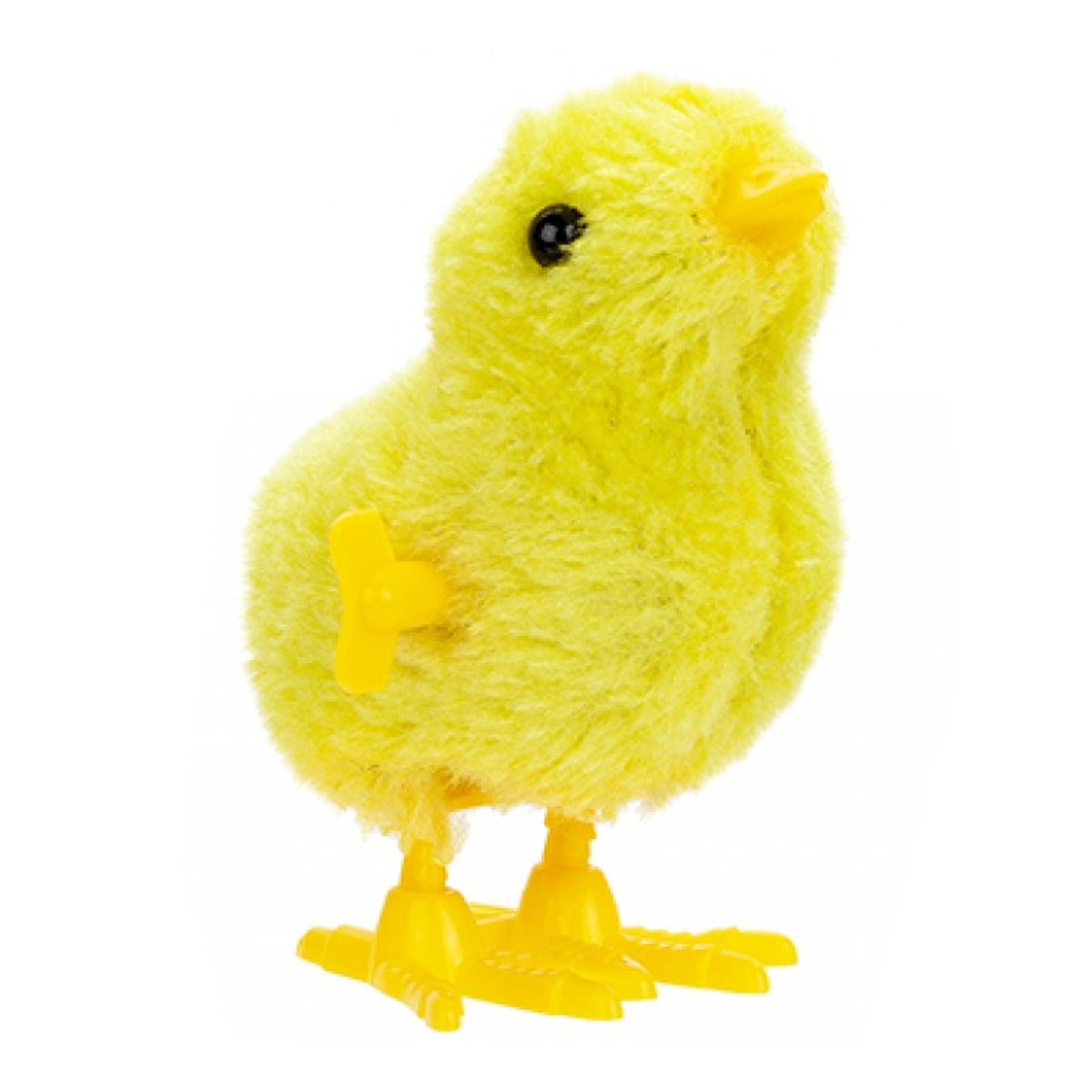 Easter Chick Fuzzy Wind up Moving Chicken Novelty Toy