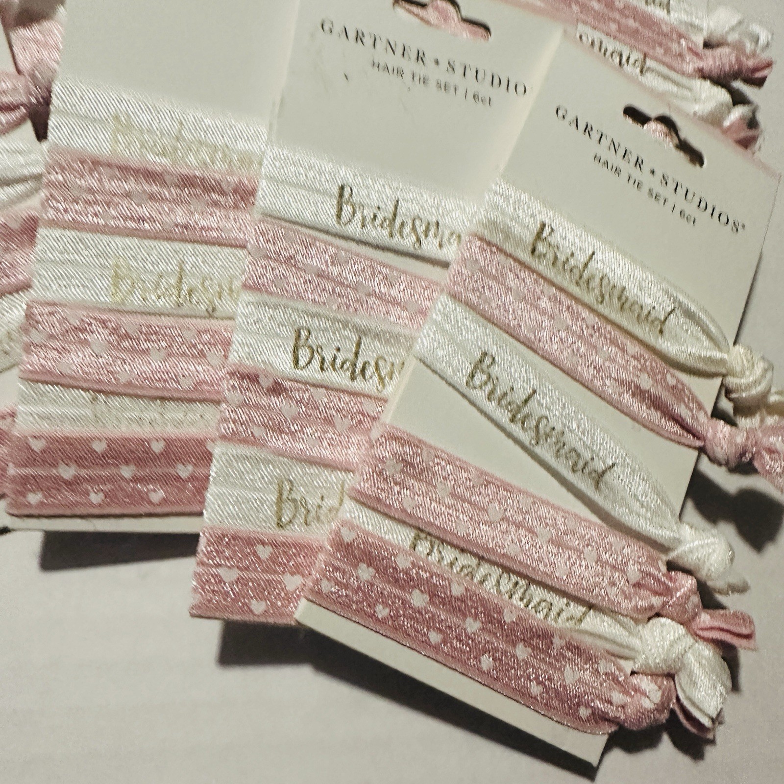 Bridesmaid Gifts Hair Ties (9 Packs ) NEW Wedding Favors