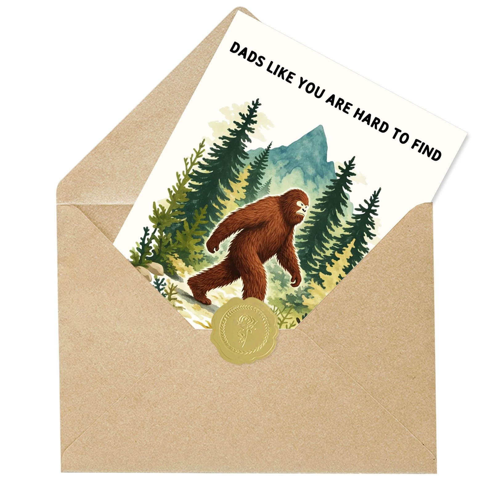 IDU Fathers Day Card, Funny Card Gifts 7 x 5 inches, ZN-521