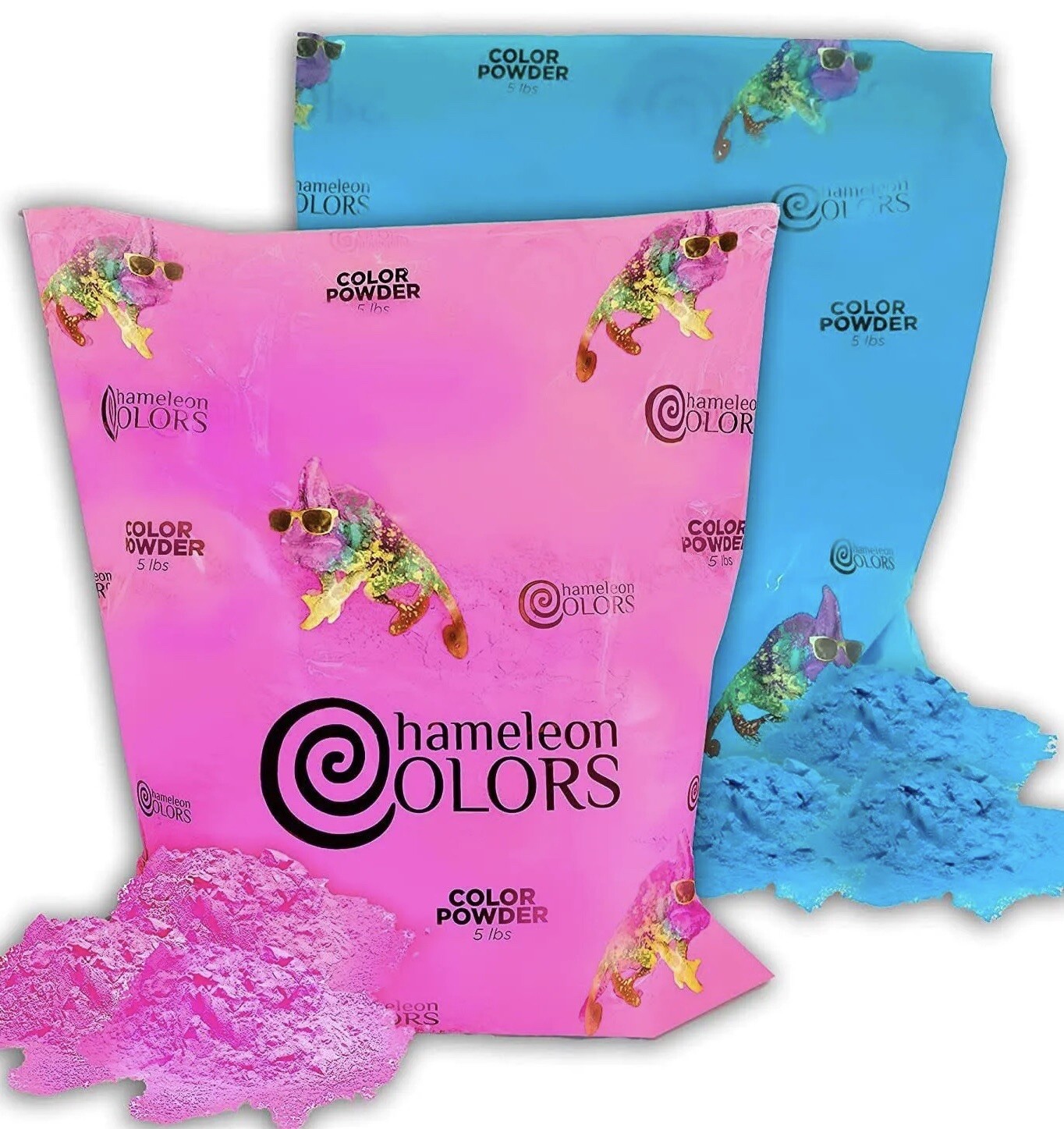 Color Blaze Gender Reveal Powder – 5 lbs Pink and 5 lbs Blue – Combo Pack