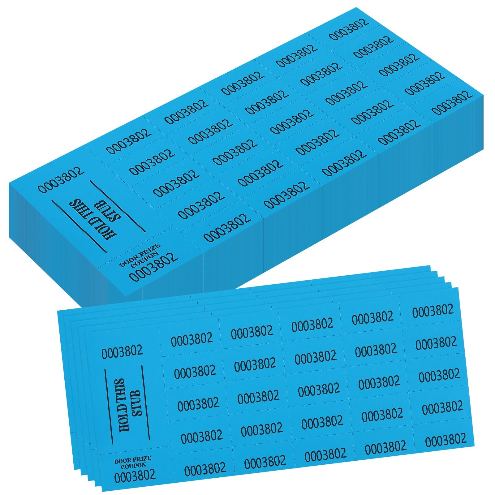 200 Pieces Basket Tickets Auction Chinese Ticket Raffle Tickets Sheets Blue 4…