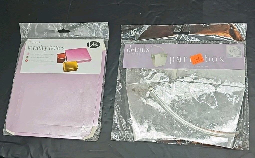 New Lot Of 10 Pk Party Favor Jewelry Misc Use Boxes