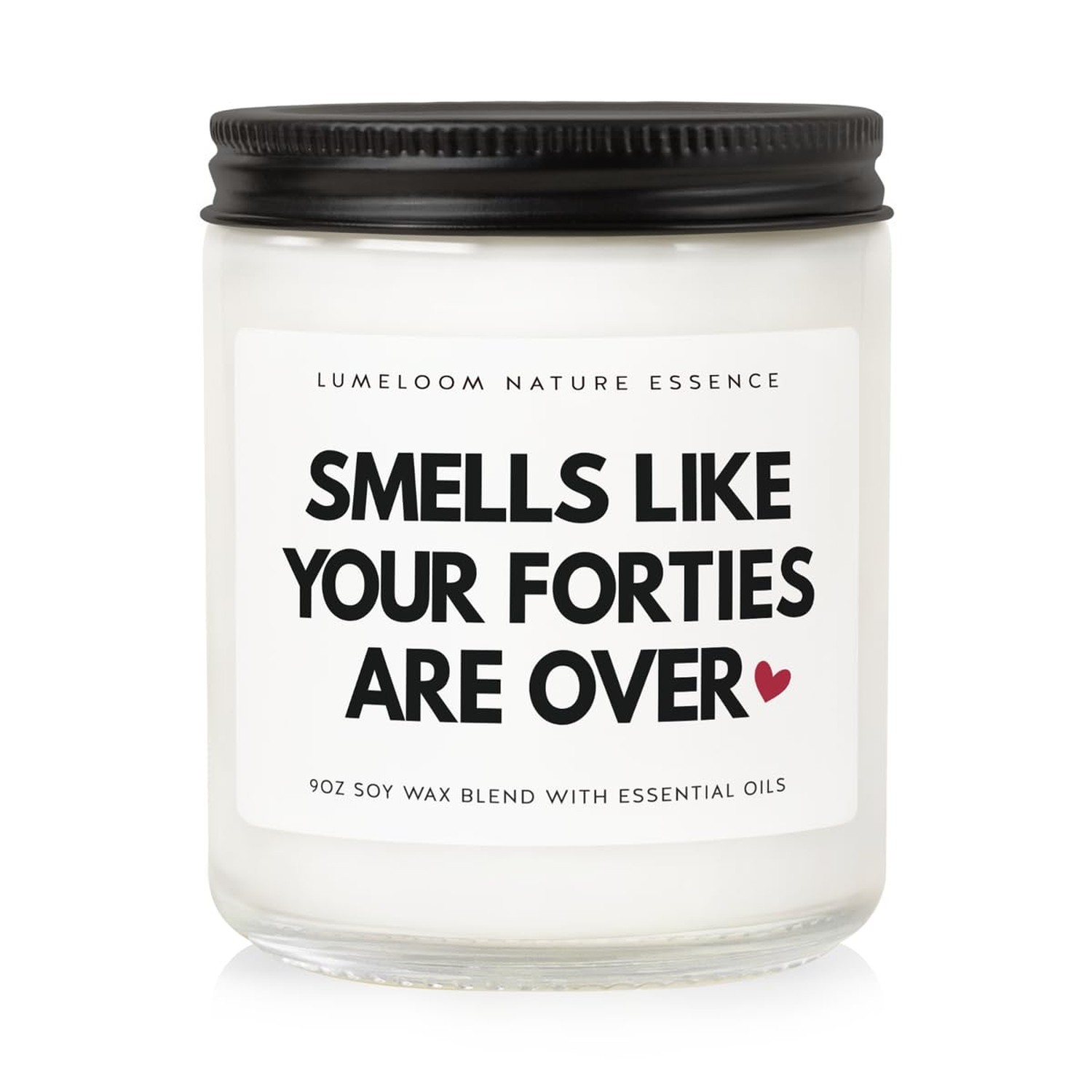 LUMELOOM Funny 50th Birthday Gifts for Her, Women, 9oz Lavender Scented Soy W…