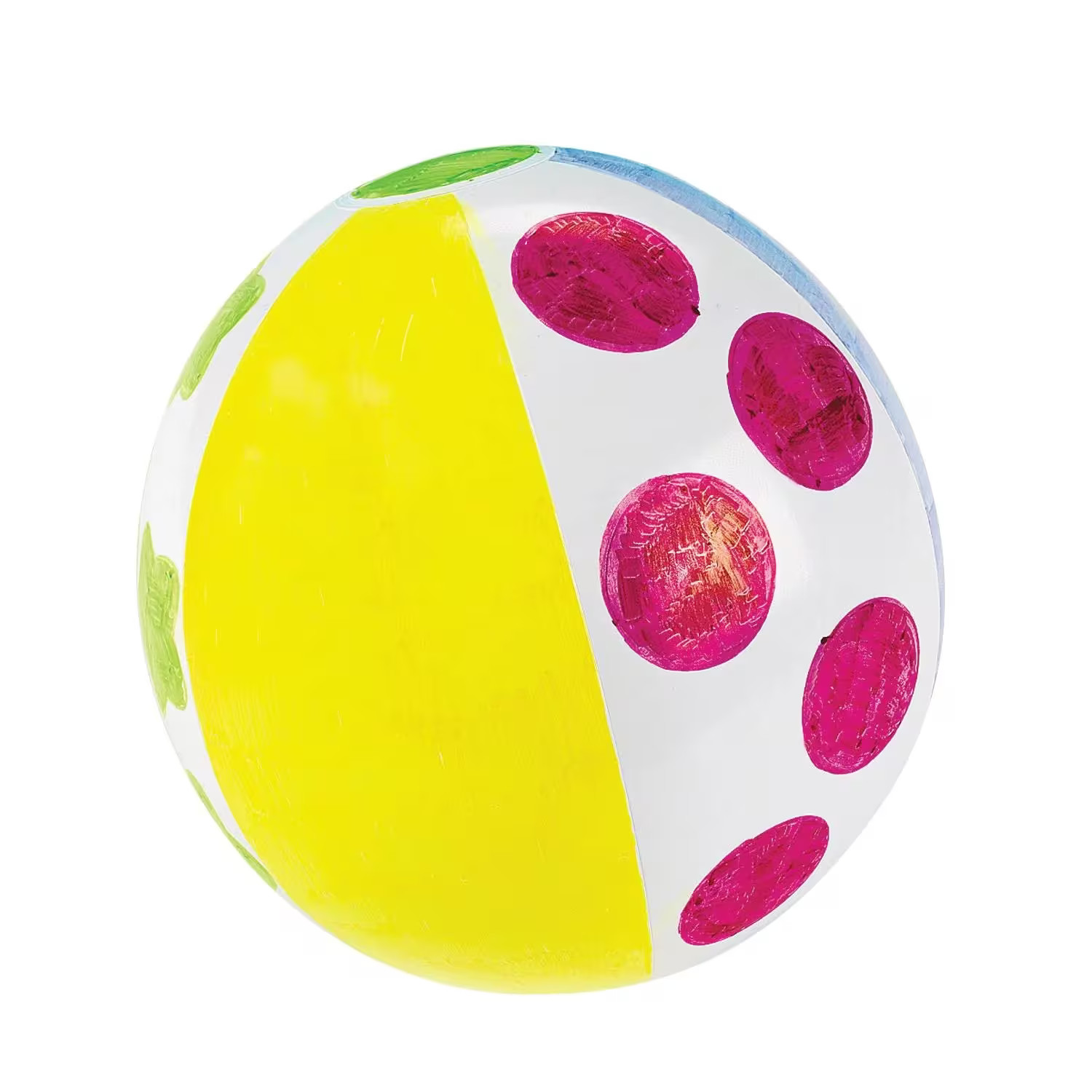 Inflatable 9″ Do It Yourself Medium Beach Balls – Craft Kits – 12 Pieces