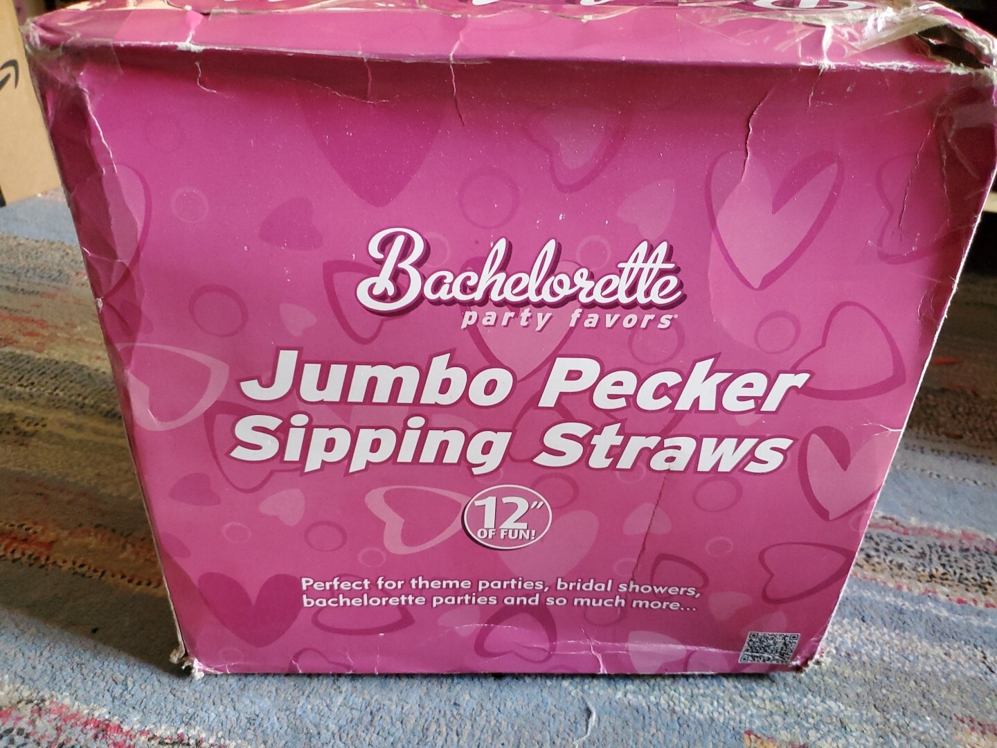 Pipedream Jumbo Pecker Straws 48pks Bachelorette/Bridal Shower Novelty