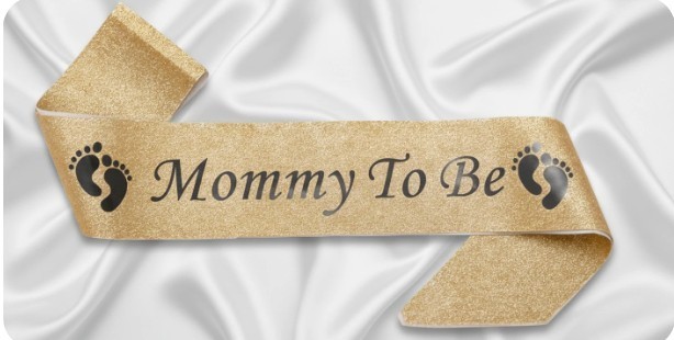 Mommy To Be Crown Set Baby Shower Party, Expecting Mon Party Decorations