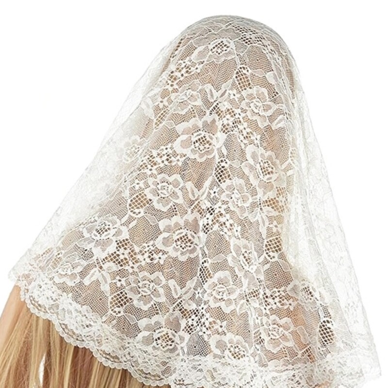 Flower Lace Bridal Veil for Bride To Be Gift, Bridal Shower, Wedding Veil