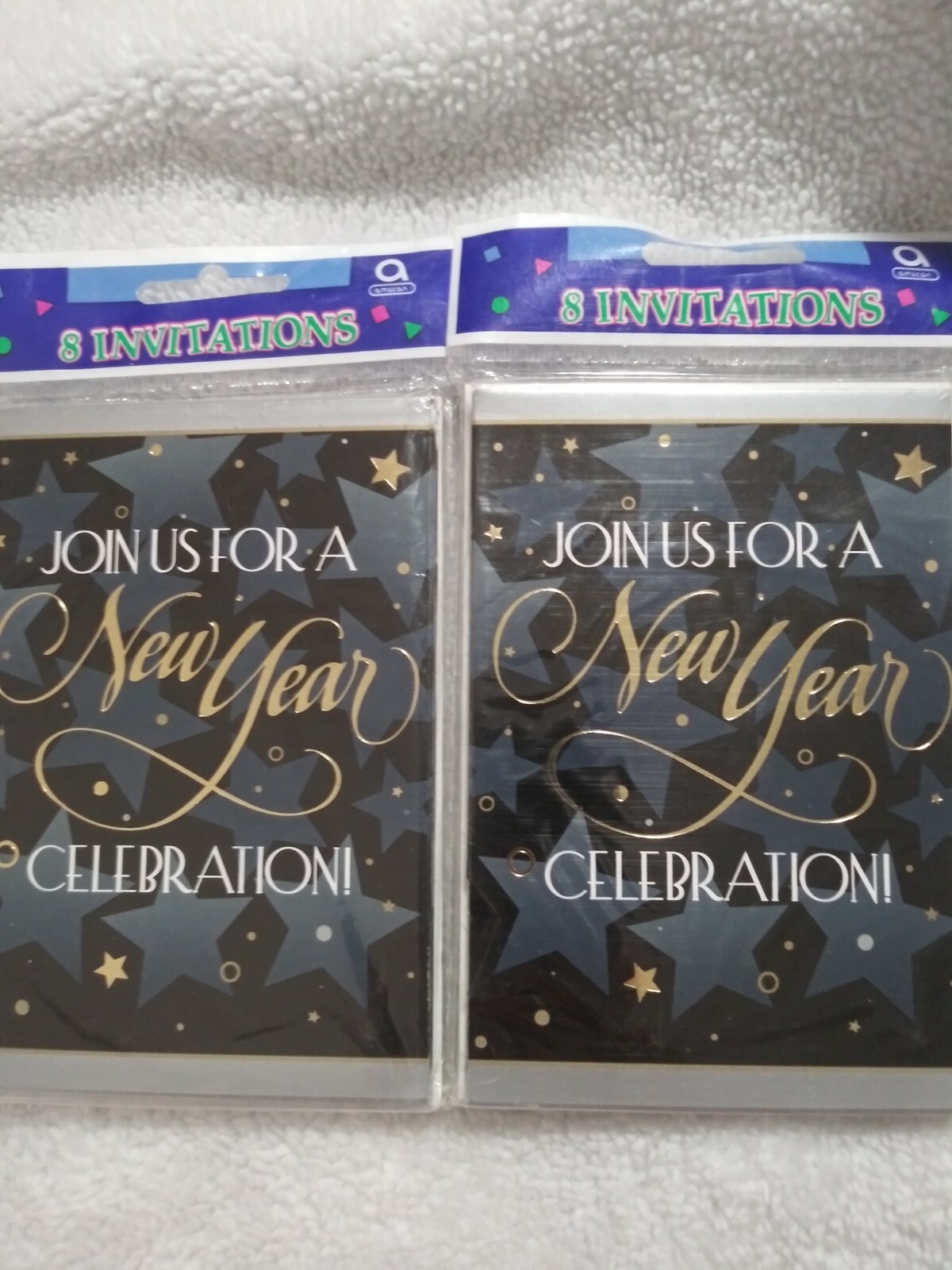 Enchanted Evening New Year’s Eve Bash Cocktail Party Invitations w/Envelopes