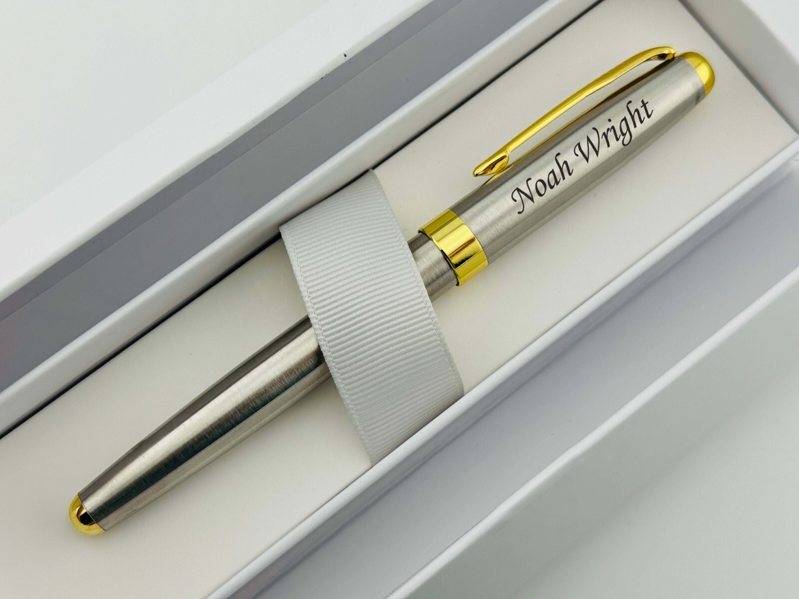 Personalized Pen Set, with Engraved Names, Customized Pens with Box Business Pen