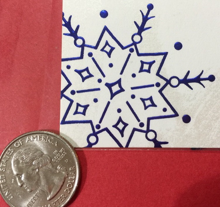 SNOWFLAKE Embossed Tags(2pc) Creative Imaginations•Christmas•Snow •Winter•Gifts•
