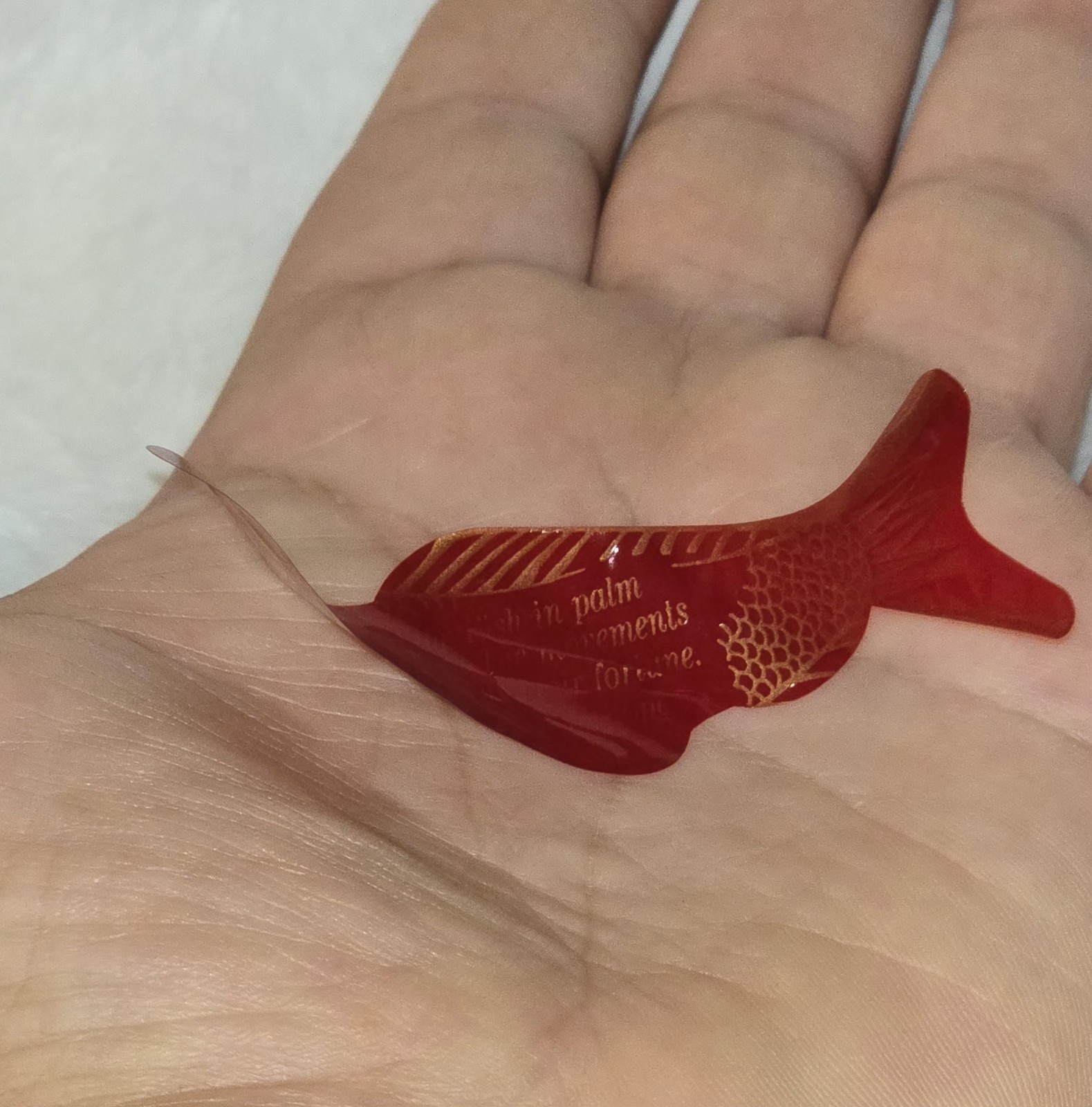 12 Fortune Telling Fish – Miracle Teller Palm Reading Gag Party Toy Gift.bin1 s