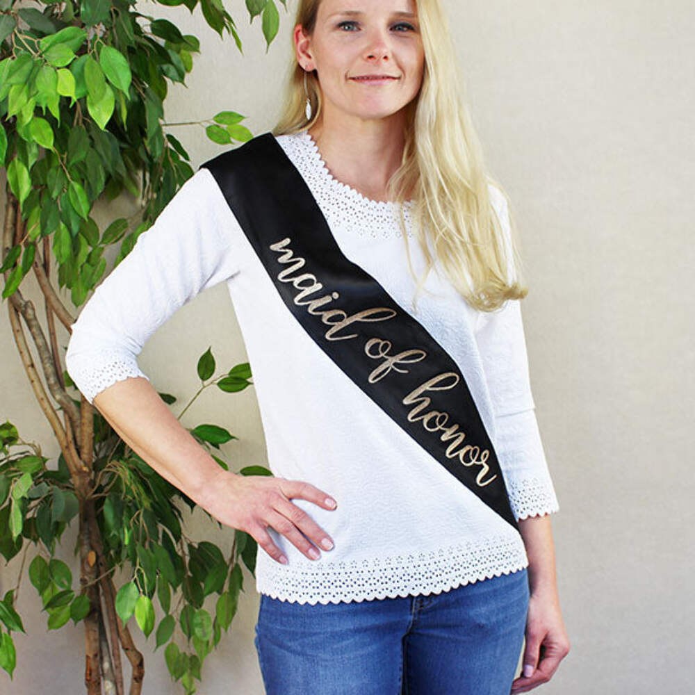 Bridesmaid/Maid of Honor Sash