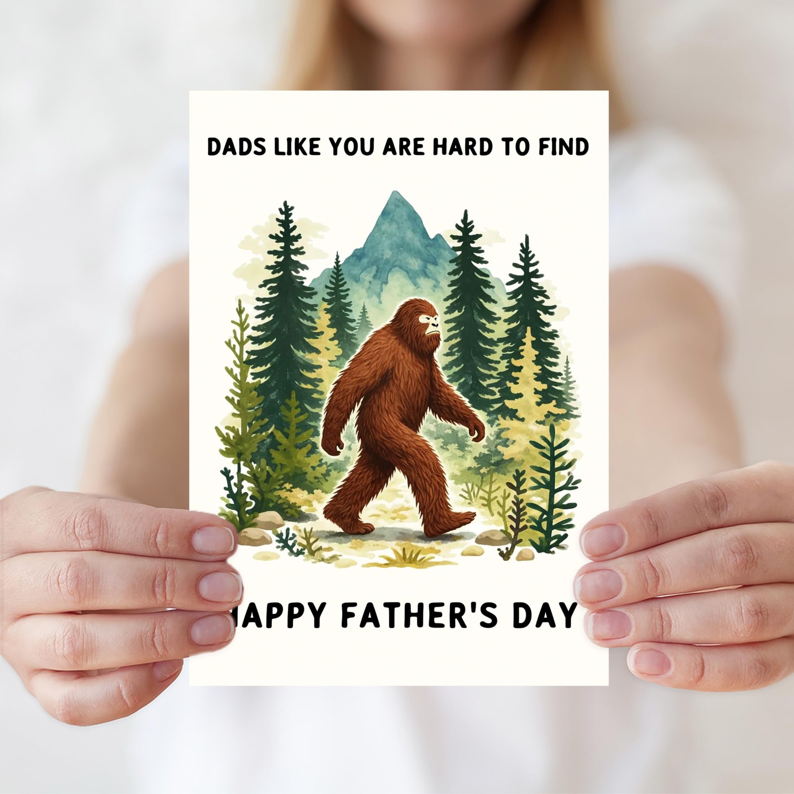 IDU Fathers Day Card, Funny Card Gifts 7 x 5 inches, ZN-521