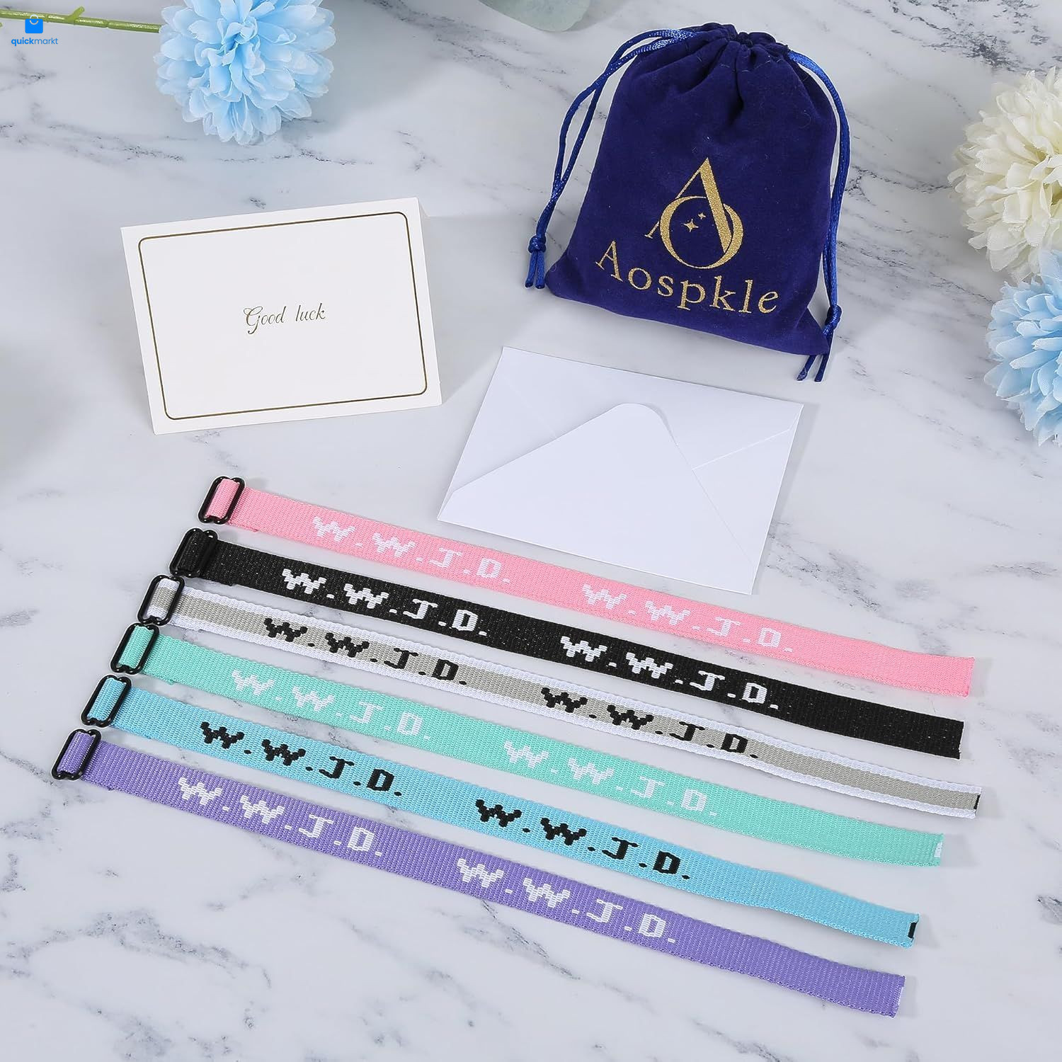 6PCS WWJD Bracelet for Women Men, Christian Gifts Wristbands, Rubber…