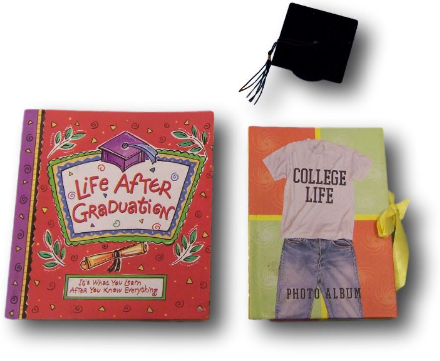 Senior Year Memories College Album Life After Graduation Book Ring Box Lot 3
