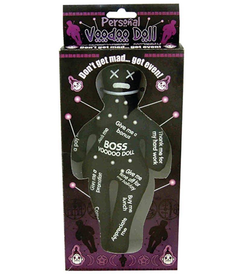 BOSS Voodoo Doll with Pins ~ Adult Gag Joke Office Gift – I want my raise!! 😈
