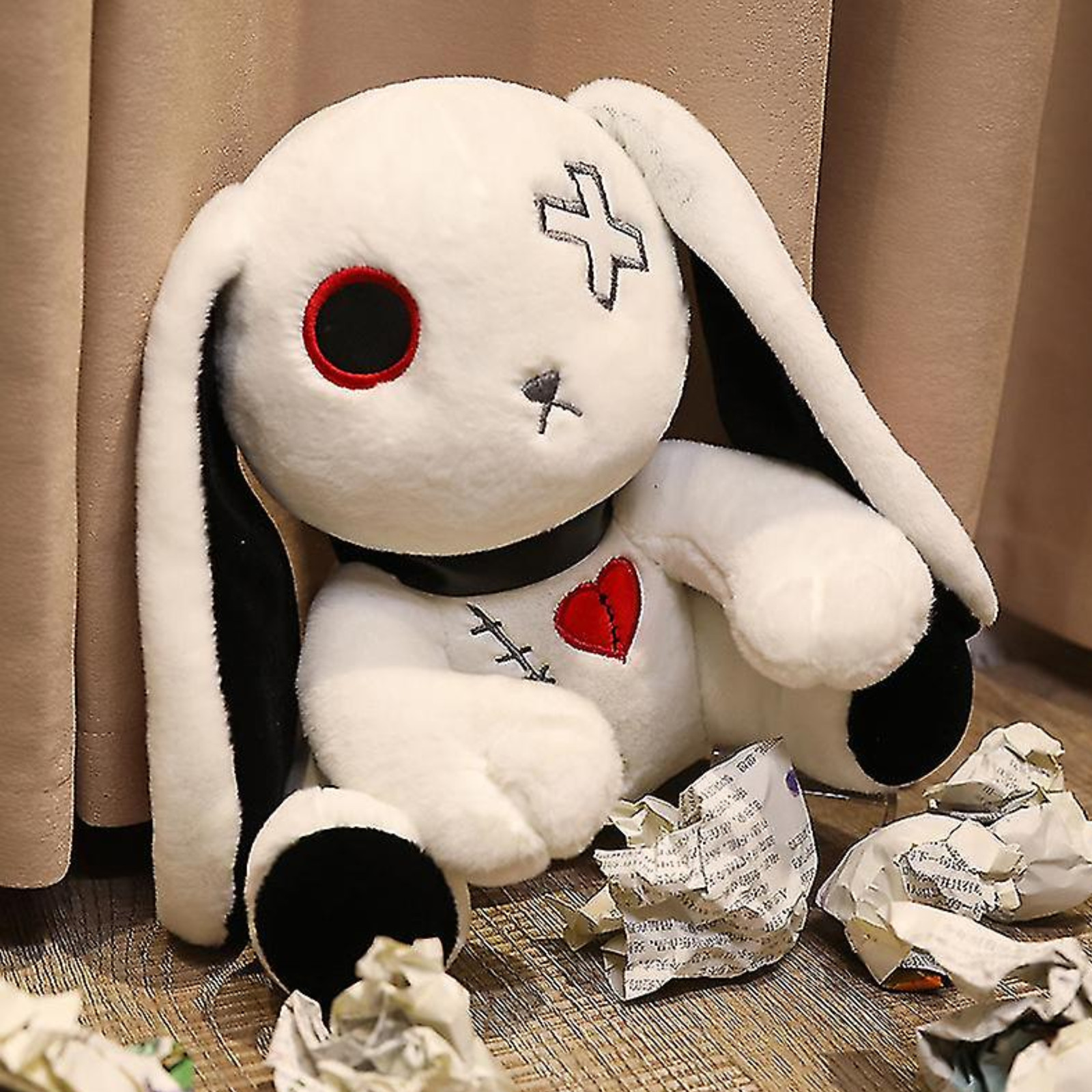 Rabbit Cross Eye Stuffed Plush Toy Travel Friendly Bachelorette Party Gift Ideas