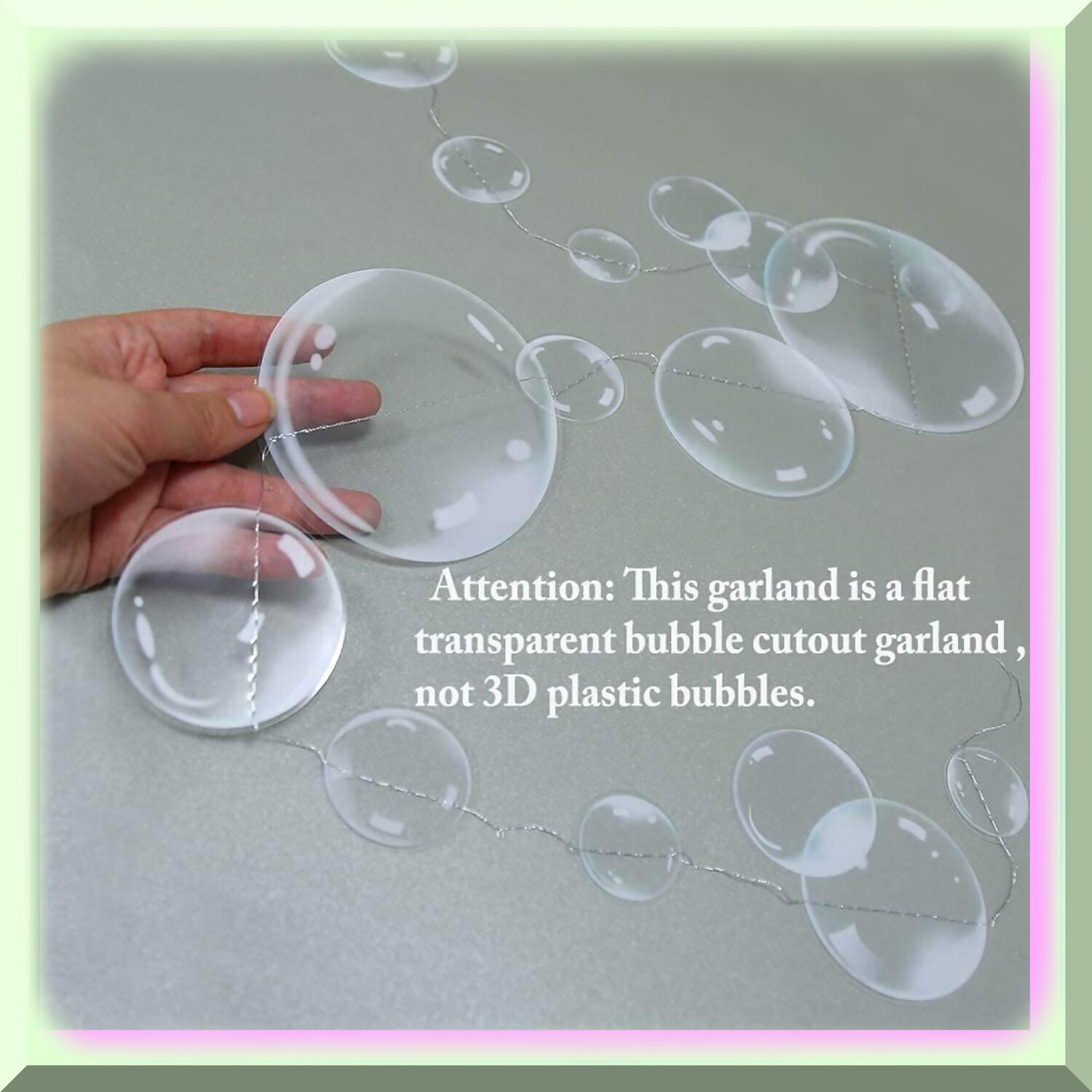 Underwater Bubble Party Kit with Tinsel Backdrop