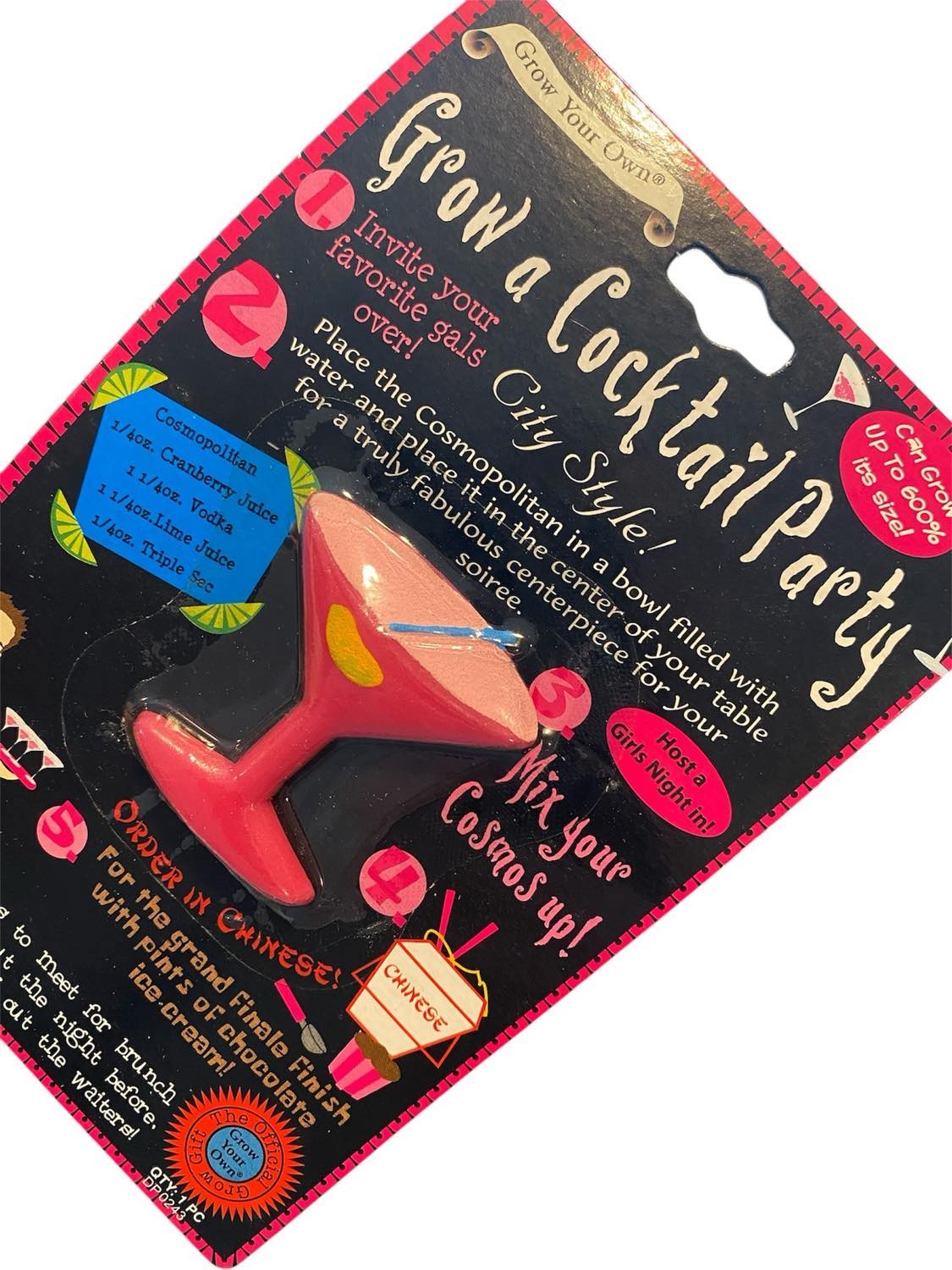 Grow a Cocktail Party – Hilarious Gag Gift for Adults, Joke Gift for Drink Lover