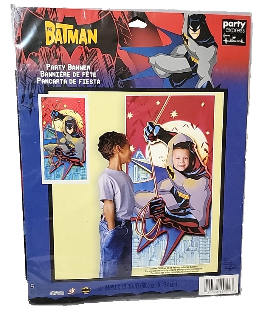 NEW BATMAN & ROBIN PARTY BANNER PARTY SUPPLIES