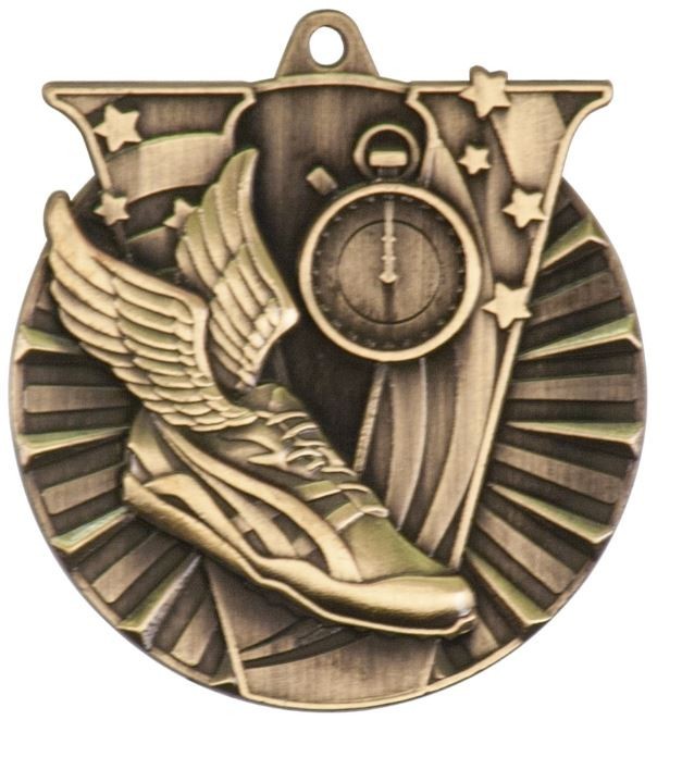 Track Runner Medals Award Trophy Team Sports W/FREE Lanyard FREE SHIPPING VM109