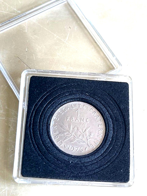 Unusual 50th Birthday Gift-1976 FRANCE Birth 1 franc – Present.
