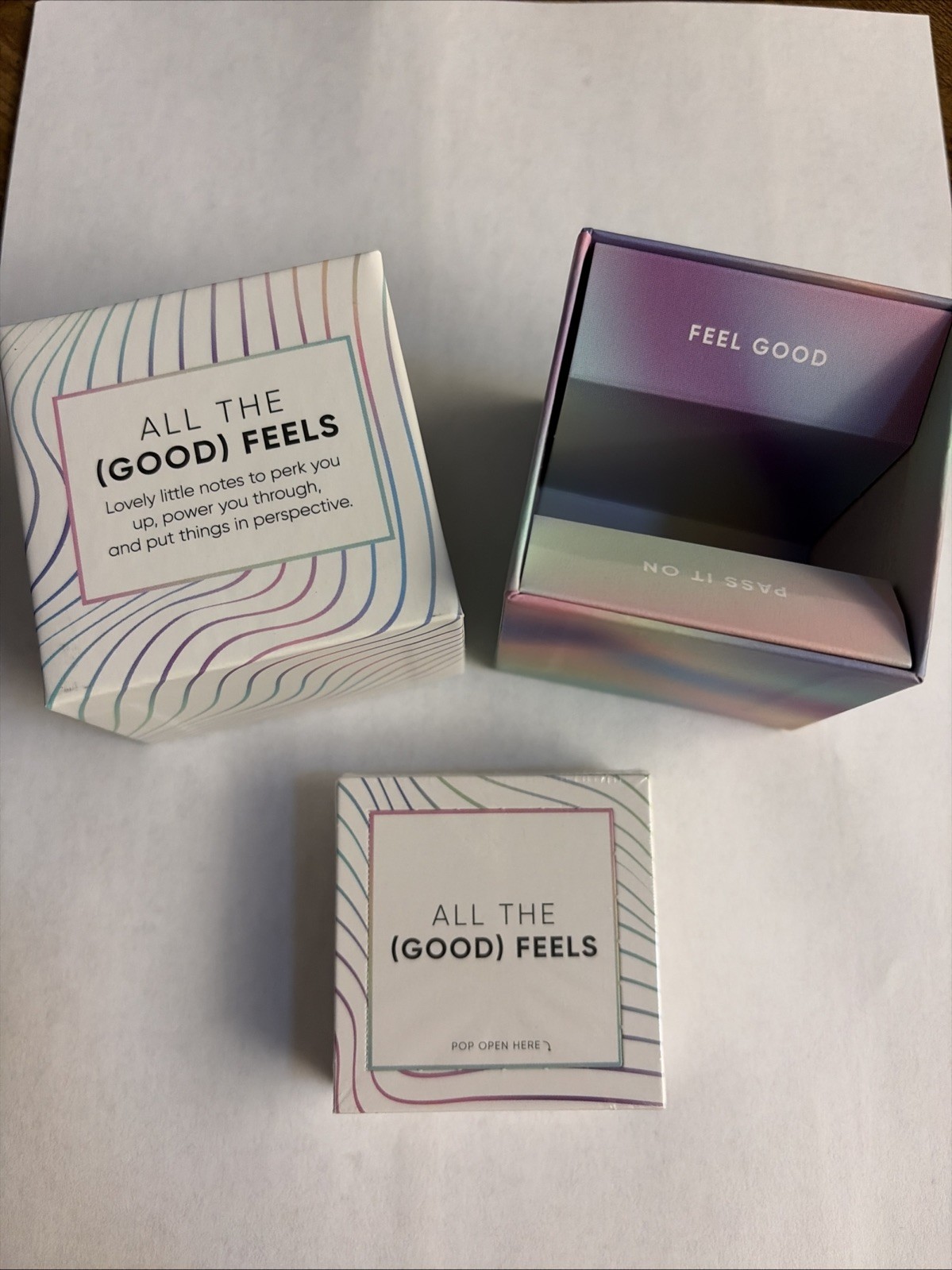 Inspirational Notes – All the (Good) Feels – New In Box – Spread Positivity Gift