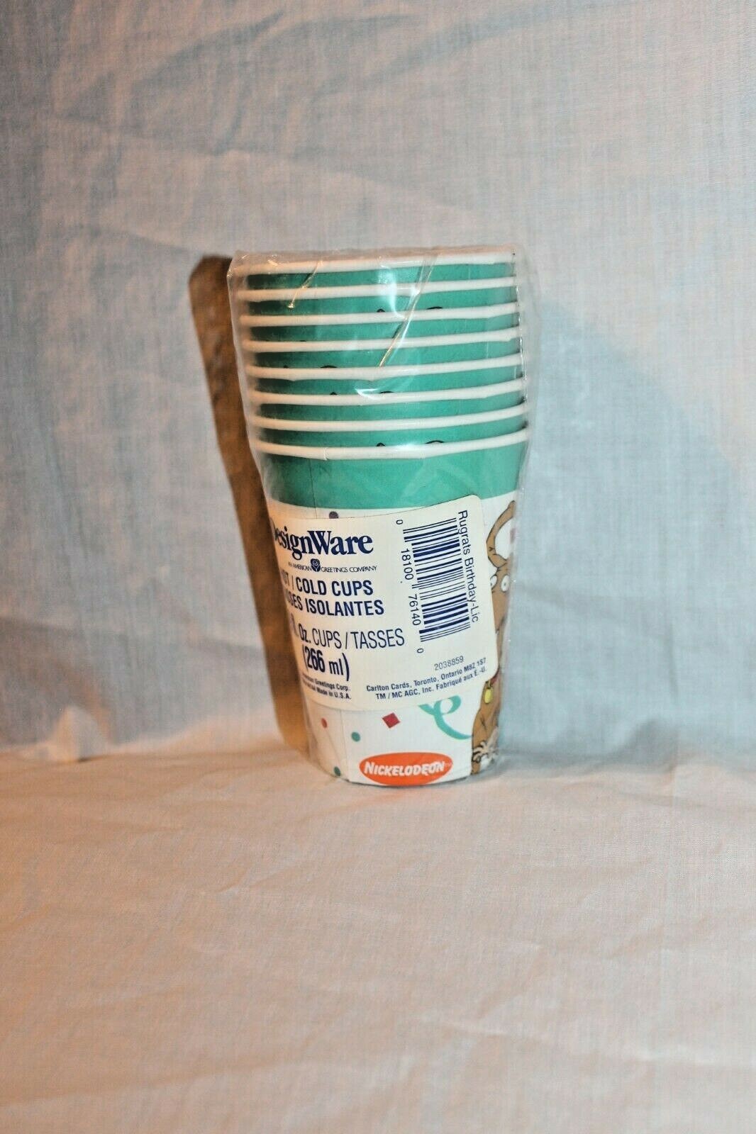 NEW IN PACKAGE 8-RUGRATS PAPER CUPS PARTY SUPPLIES