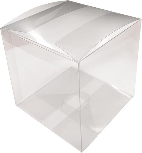 50pc 6.5×4.5×3.5 Clear Tuck Top clear PVC Box Party Favor Gift Packing wedding
