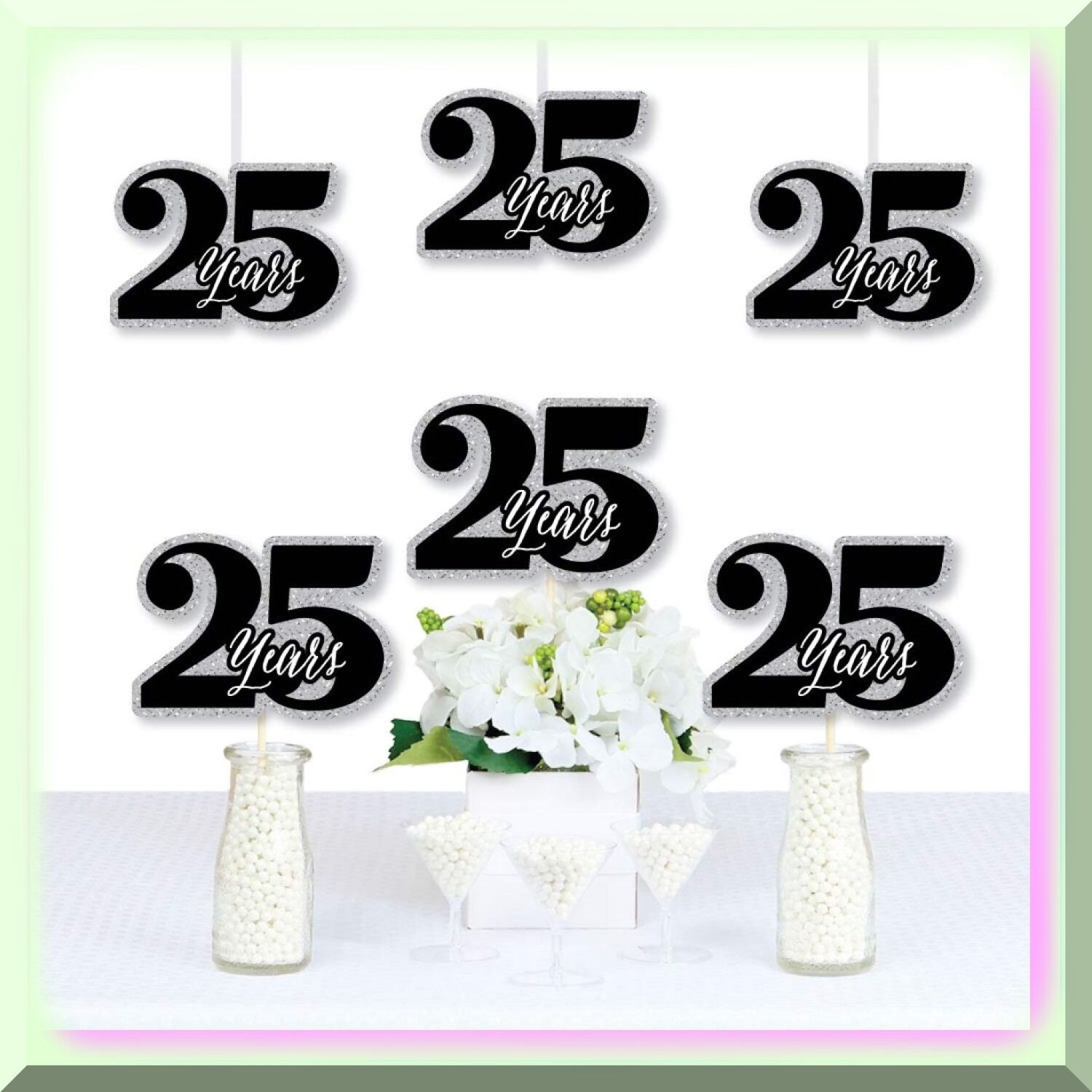 25th Anniversary Celebration Decoration Kit