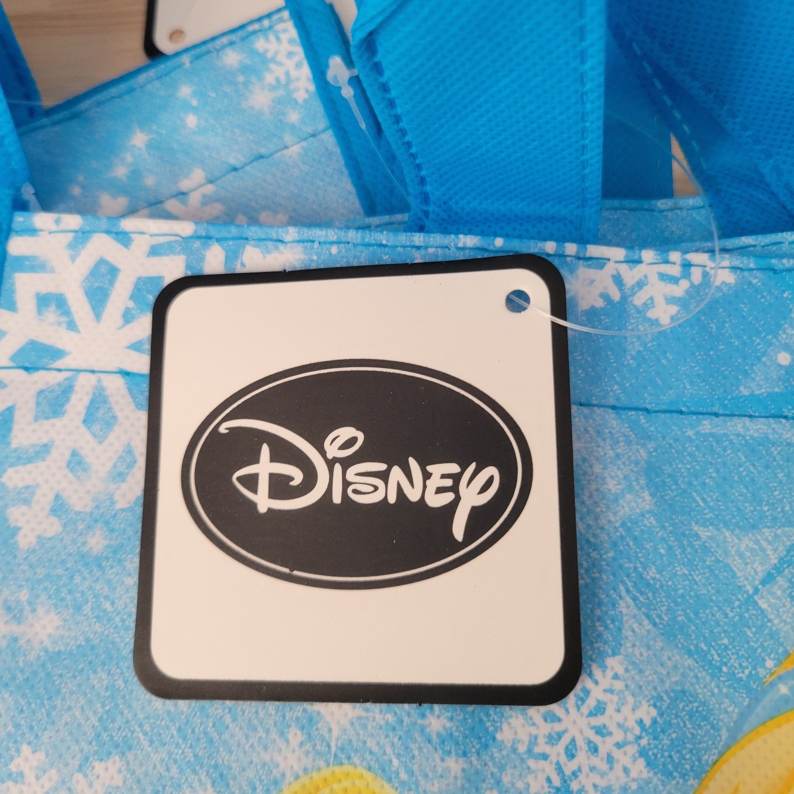 Disney Princess Reusable Shopping Bags Set-4 Cinderella Belle Rapunzel Snowflake