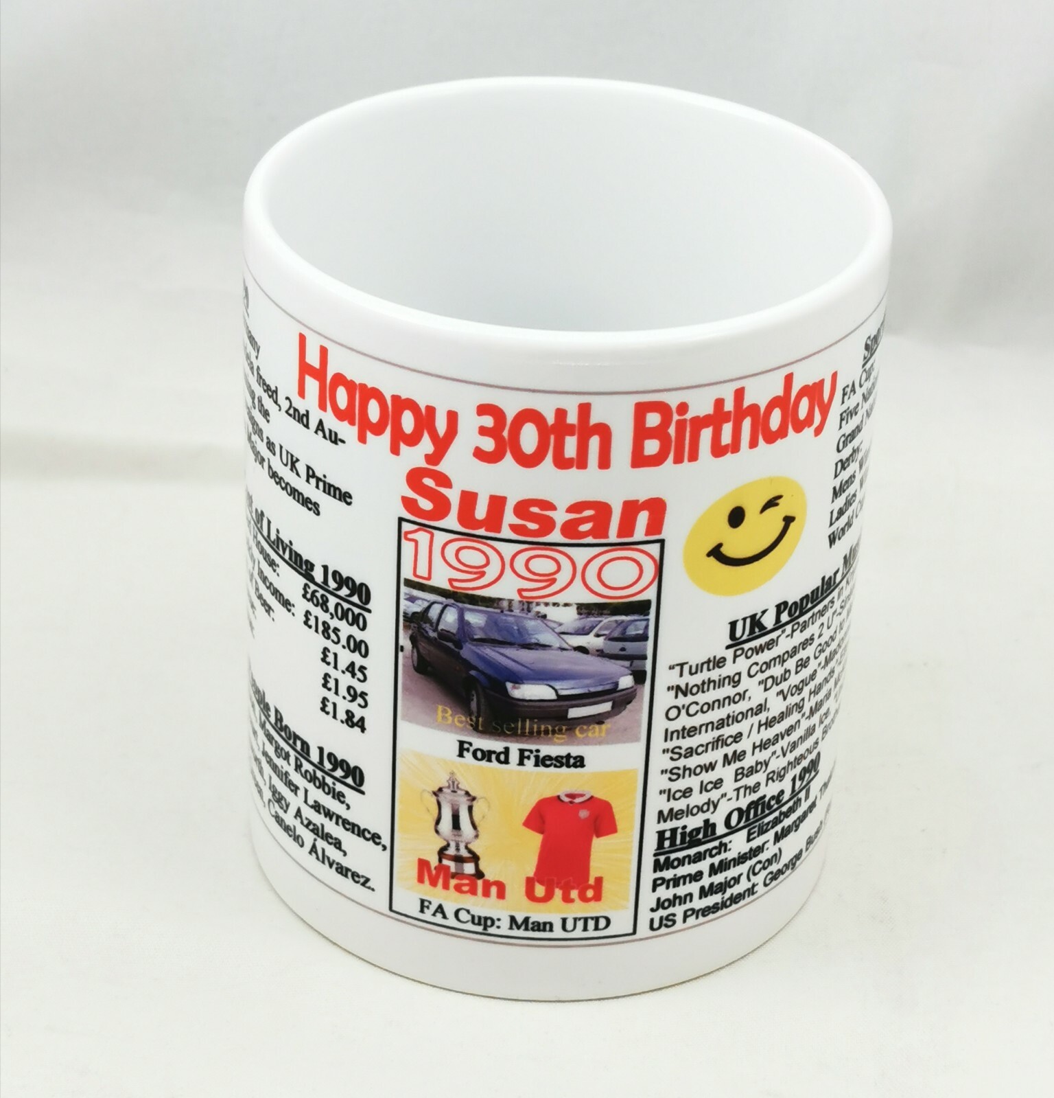 SPECIAL 30TH BIRTHDAY MUG – 1993 – THE YEAR YOU WERE BORN – IDEAL KEEPSAKE ..