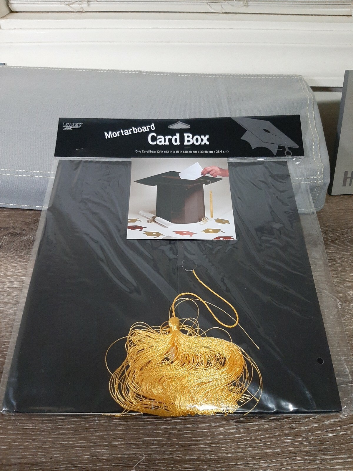 Graduation Card Box Black Hat Tassel 12″ X 12″ X 10″ Party Decoration Money