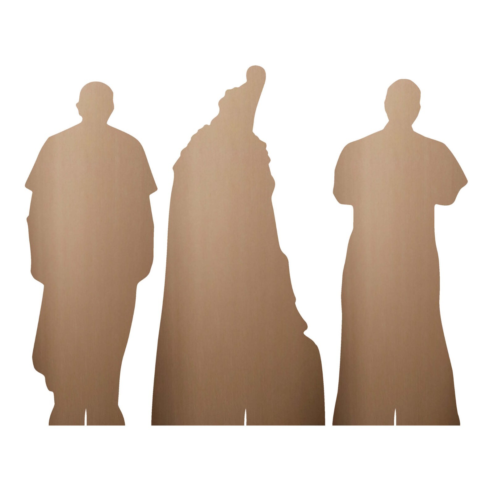 Pope Nativity Table Top Cardboard Cutouts Pack of 3 Shelf top Desk Standees 29cm