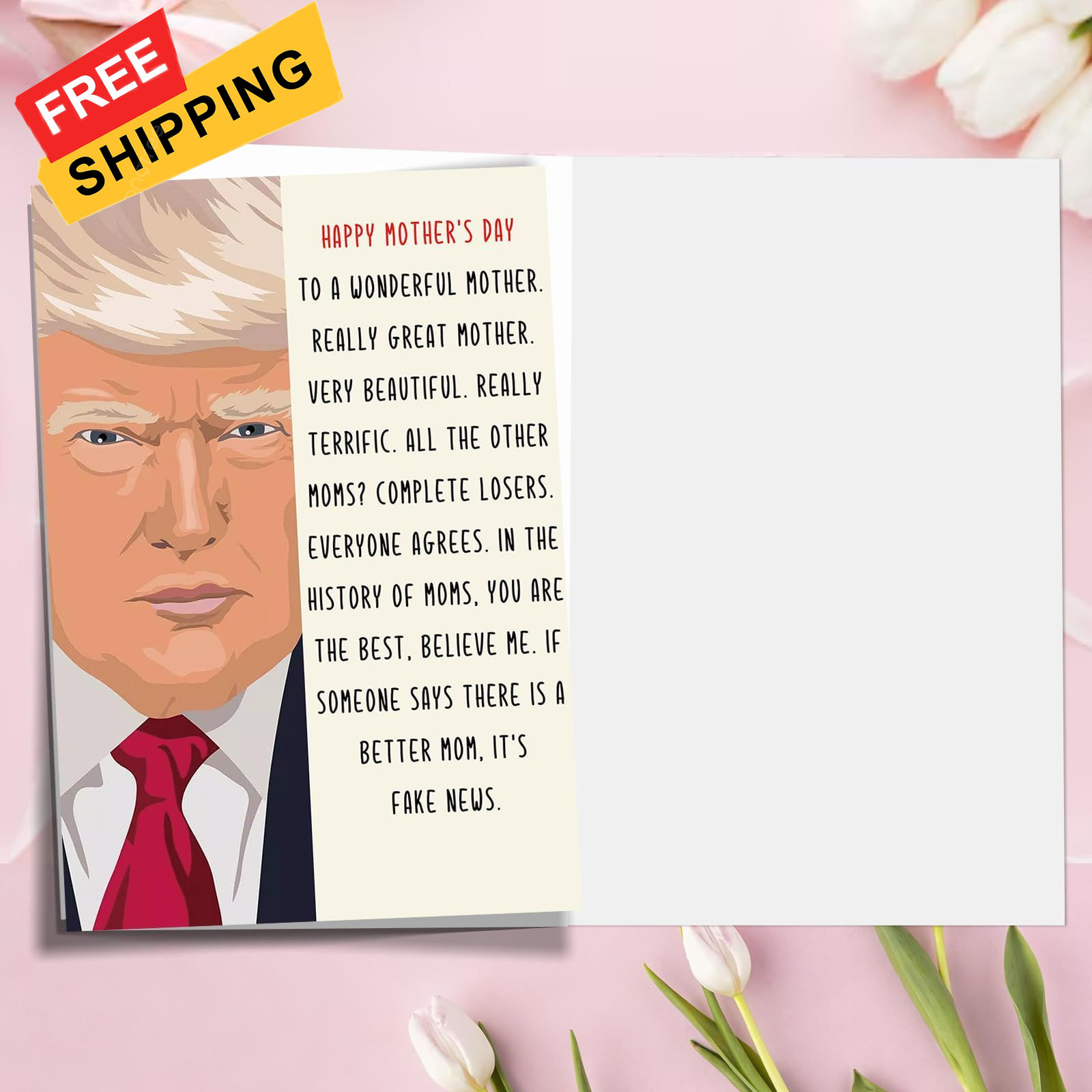 ACHICGIRL Funny Mothers Day Card for Mom Wife Grandma, 5×7 inches, ACH-117