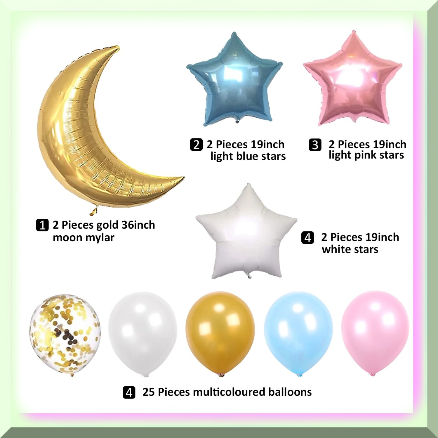 Baby Shower and Gender Reveal Balloon Bouquet