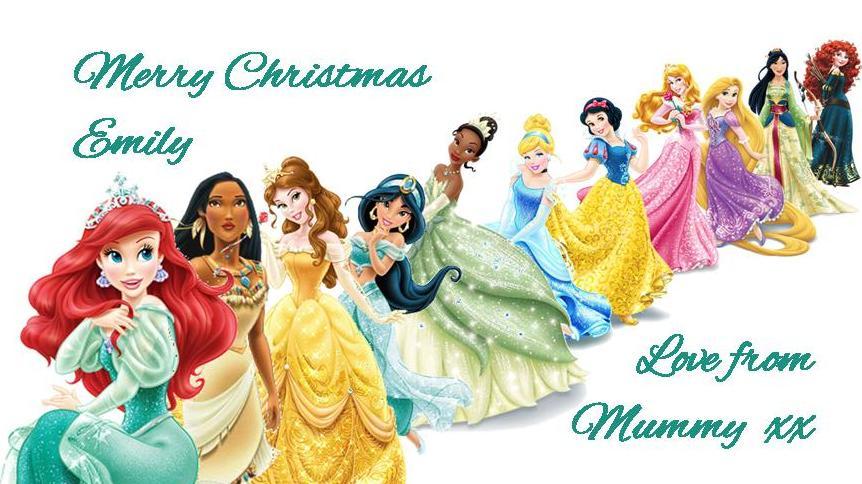 Personalised Disney Princess Chocolate Bar Wrapper – Fits Galaxy, etc.