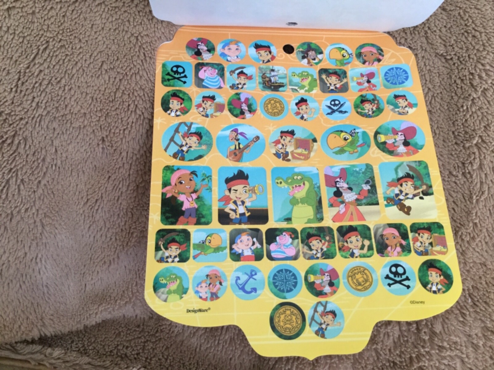 Disney Junior Jake Neverland Pirates ball cap hat embroidered 350 sticker book