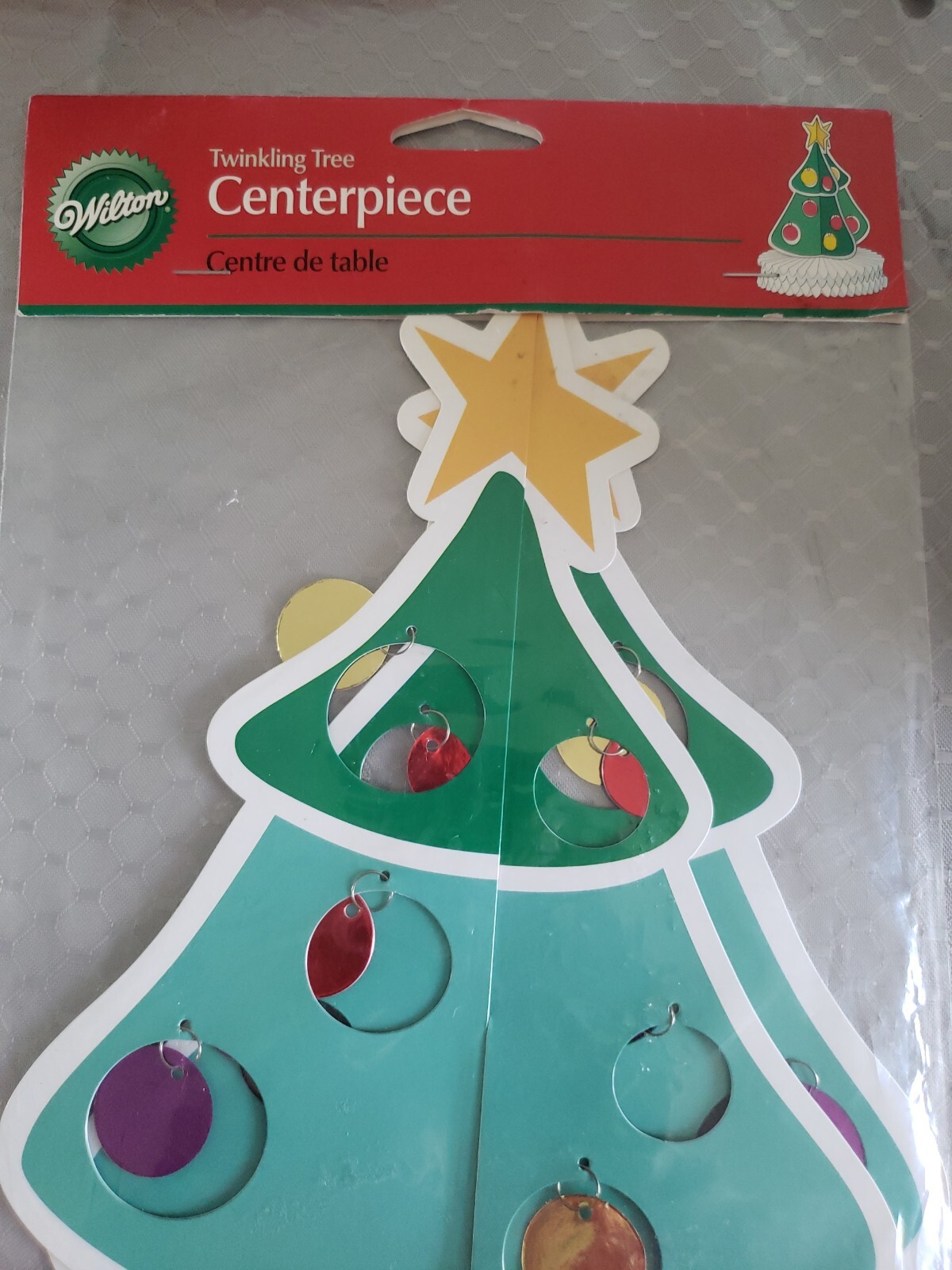 Wilton Christmas Twinkling Tree Centerpiece Table Deco