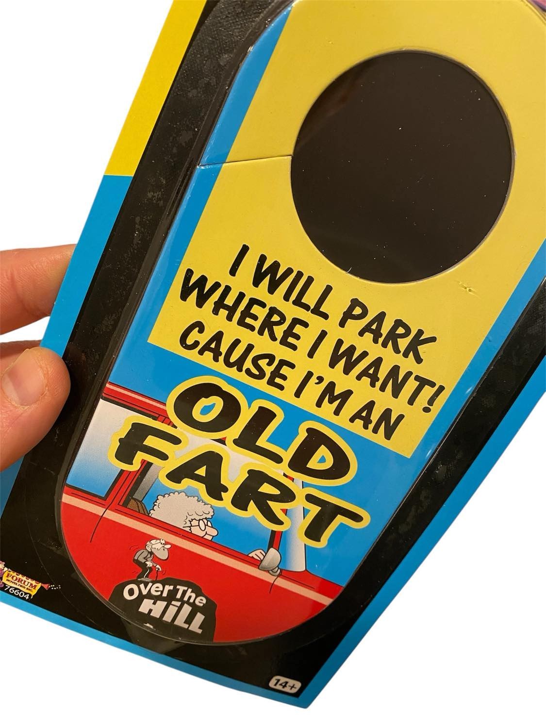 OLD FART Parking Permit – Over the Hill – Funny GaG Prank Classic Joke