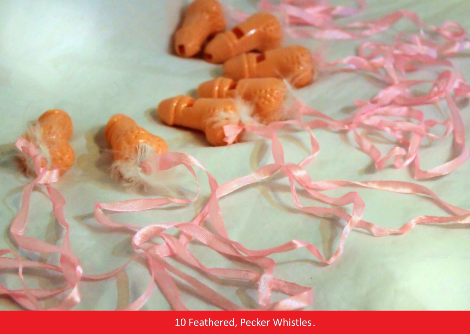10 Pcs Pecker Whistles Bachelorette Night Party Funny Gift Weenie Whistle