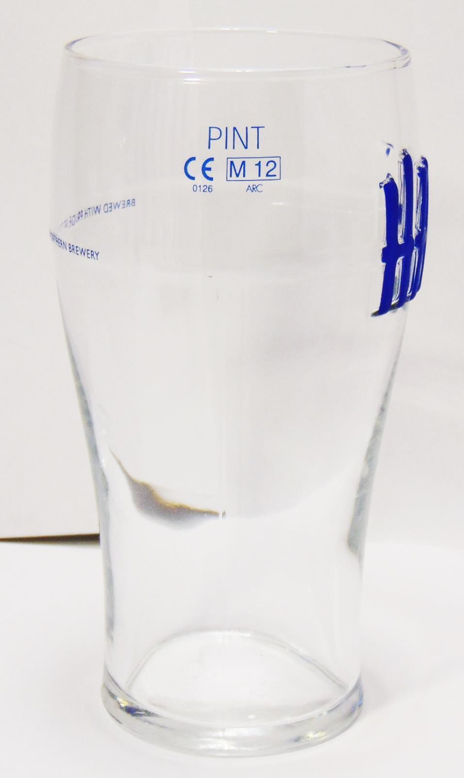 Personalised Harp Larger Pint Glass, Gift for Him or Her Your Message Engrave