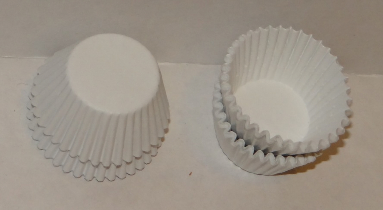 #4 White Paper Candy Cups 1000 Pack Candy Making Supplies CP-3-1000 NEW