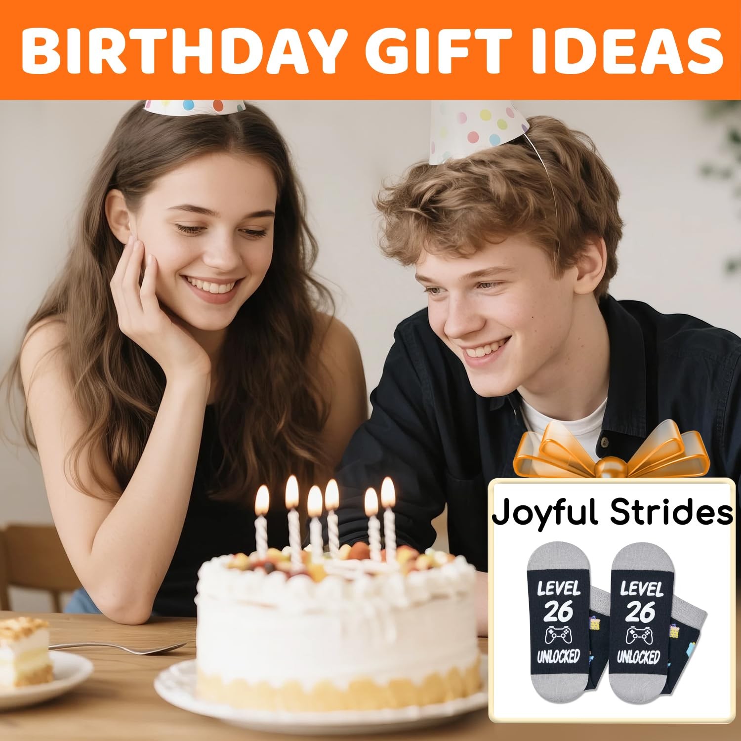 26th Birthday Gifts Ideas – Socks for 20 25 30 Years Old Birthday Gifts for Him