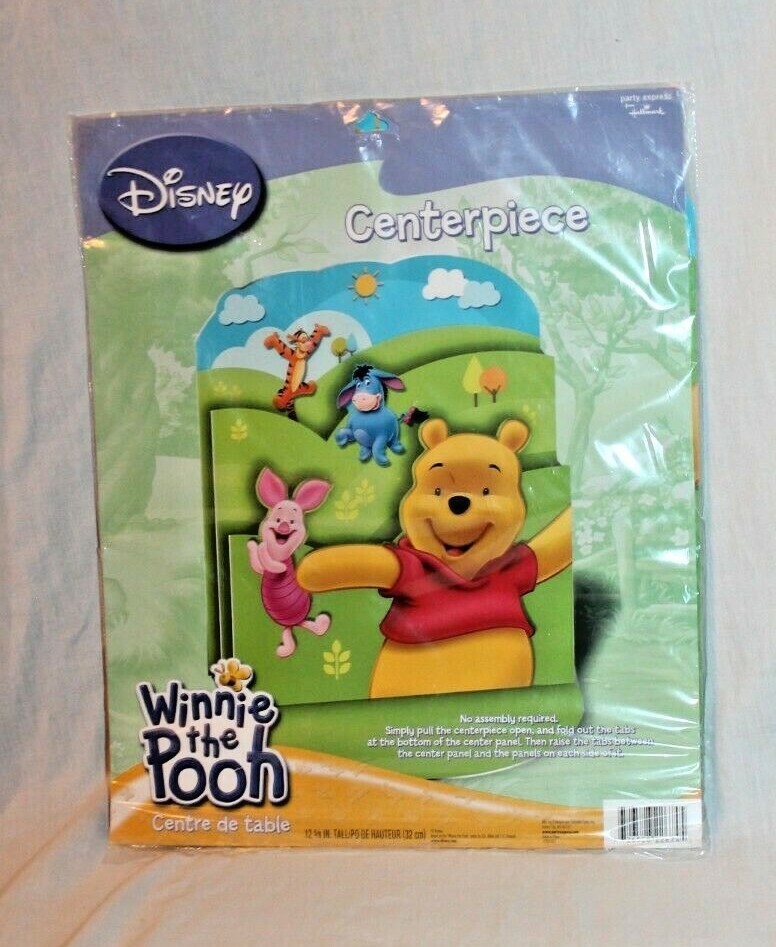 NEW IN PACKAGE WINNIE THE POOH CENTERPIECE 12″ TALL PARTY SUPPLIES